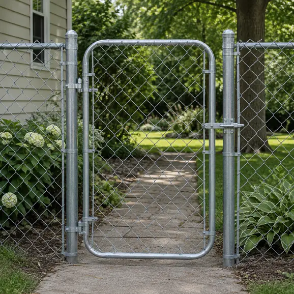 Chain Link Fencing Gate